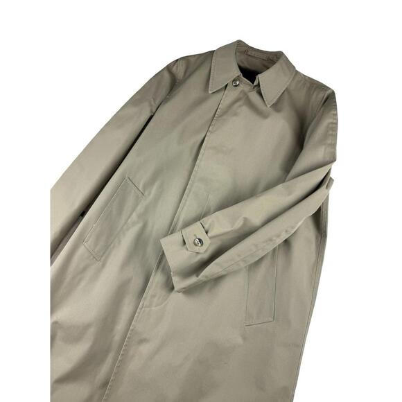 Vintage Botany Weather Topper Weatherproof Lined Trench Coat Tan Size 42 L - Picture 4 of 7